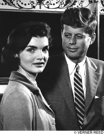 Senator and Mrs. John F. Kennedy, Hyannis, MA, 1955 Gelatin Silver print