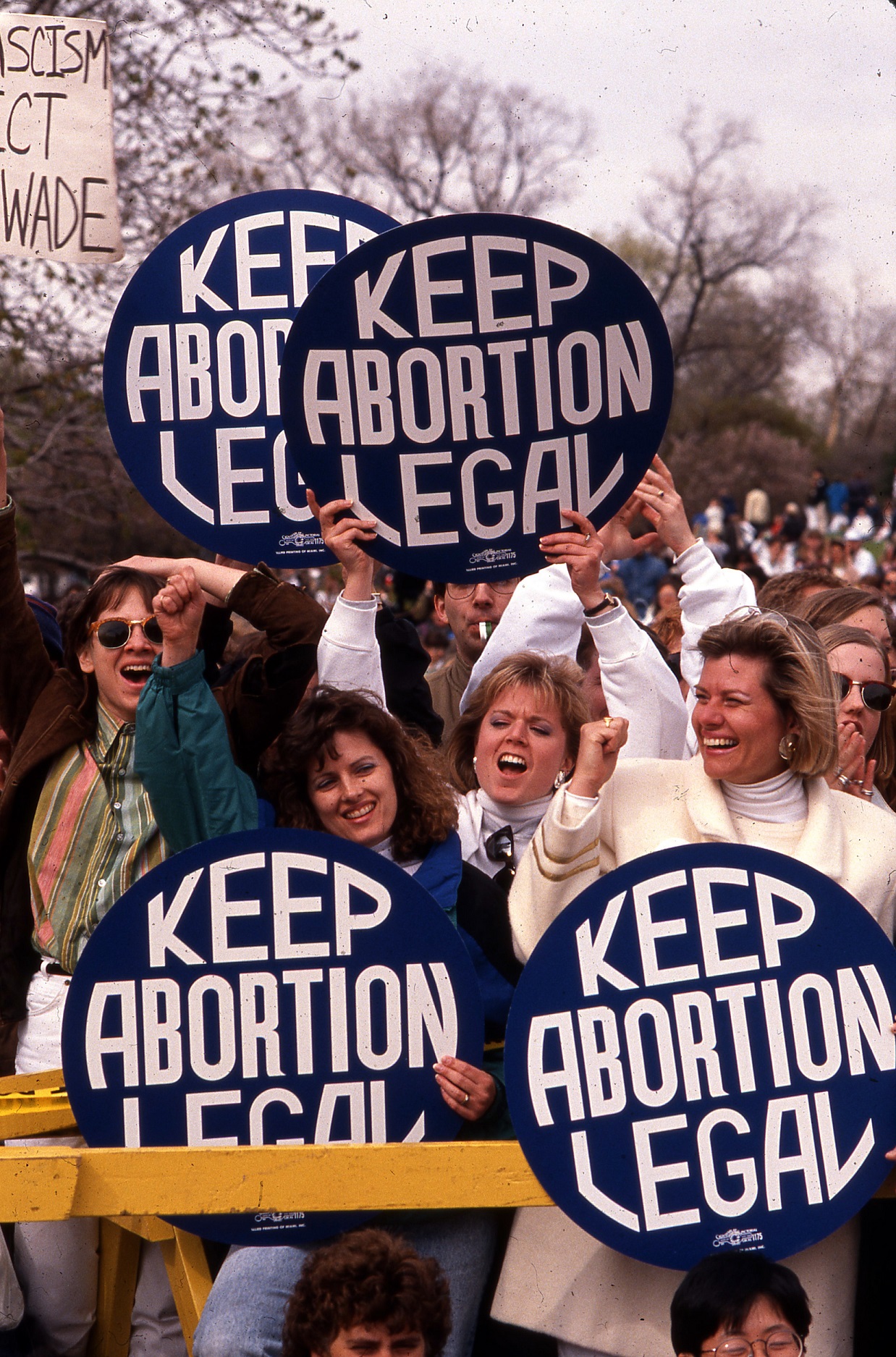 Pro-Choice Rally where more than 300,000 demonstrators marched on the Capitol, April, 1989