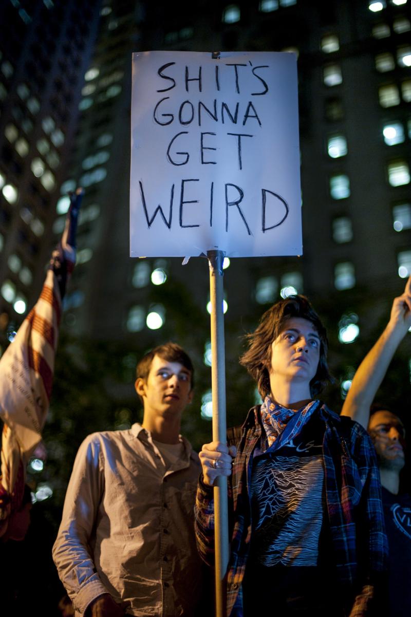 Photo: Occupy Wall Street, New York, 2011 Archival Pigment Print #2568
