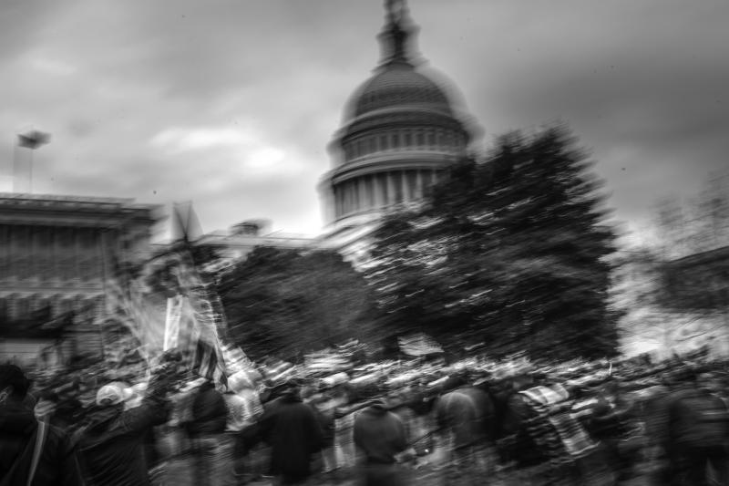 Rushing the Capitol, January 6, 2021<br/>Please contact Gallery for price