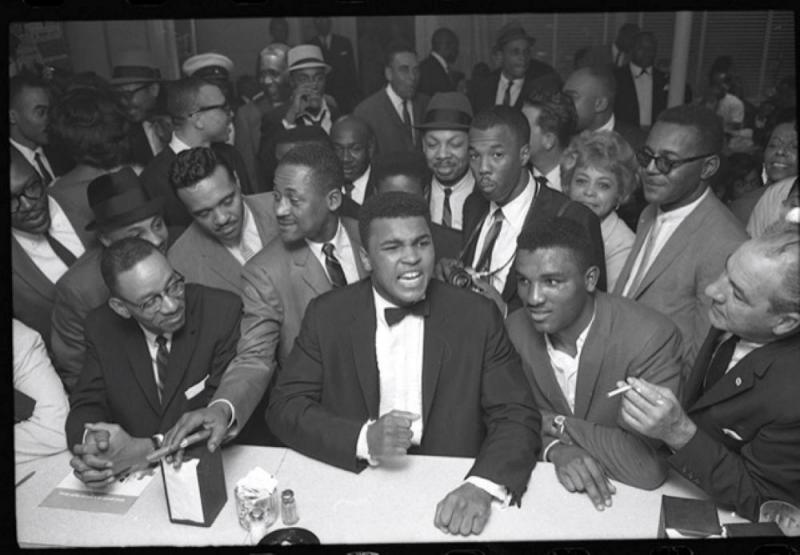 Cassius Clay (Muhammad Ali) Victory Party, Hampton House, Miami, 1964<br/>Please contact Gallery for price