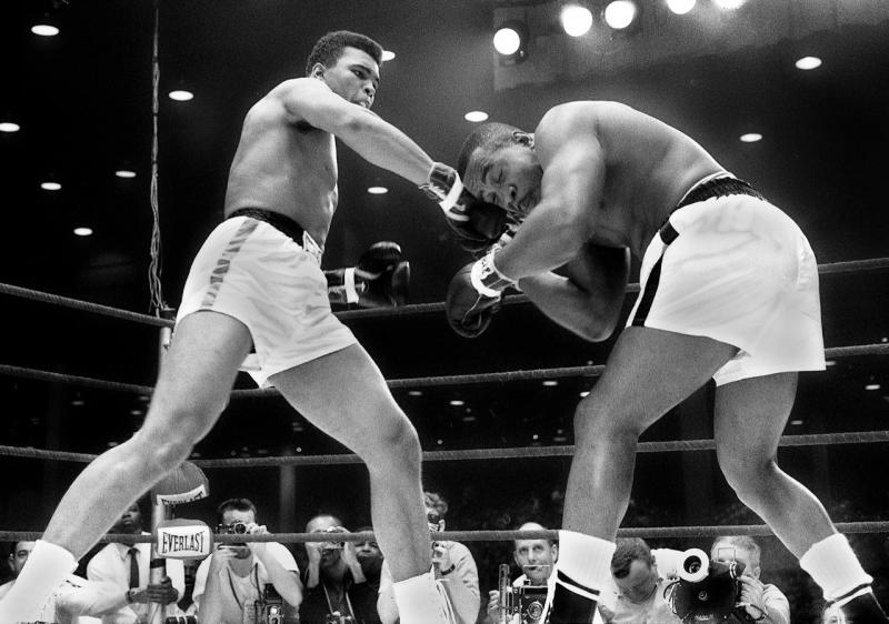 Cassius Clay (Muhammad Ali) vs Sonny Liston, Miami, Florida, February 25, 1964<br/>Please contact Gallery for price