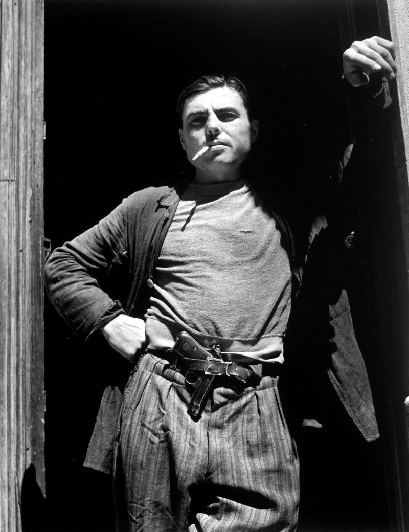 Carl Mydans A French Marquis, Resistance Fighter, Surfaces in Grenoble After the Liberation, 1944 Please contact Gallery for price