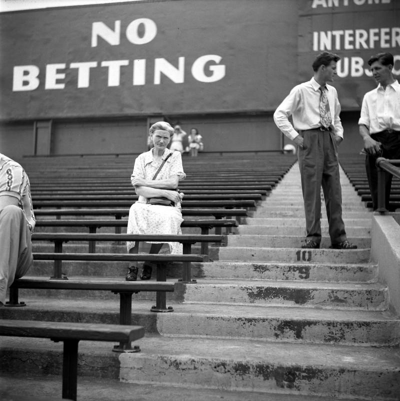 No Betting, Yankee Stadium, New York, c. 1946-1950<br/>Please contact Gallery for price