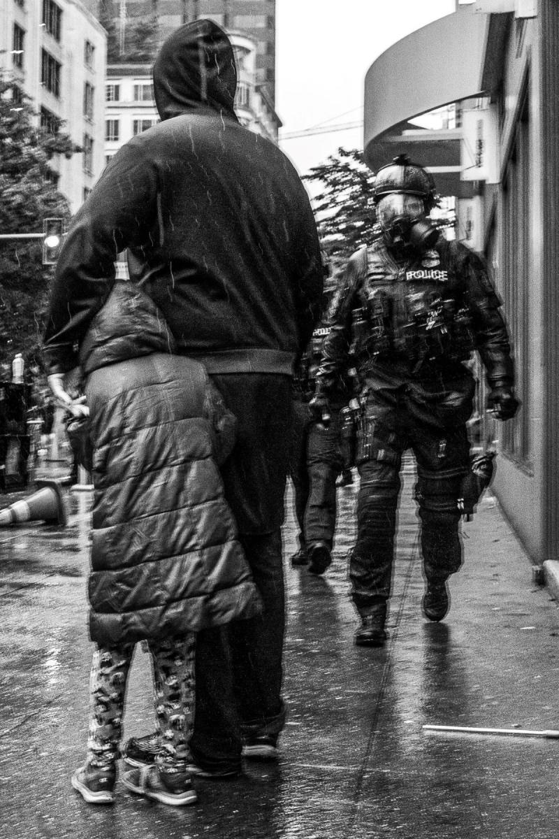 Photo: Police Riot, Seattle, Washington, May 30, 2020 Archival Pigment Print #2734