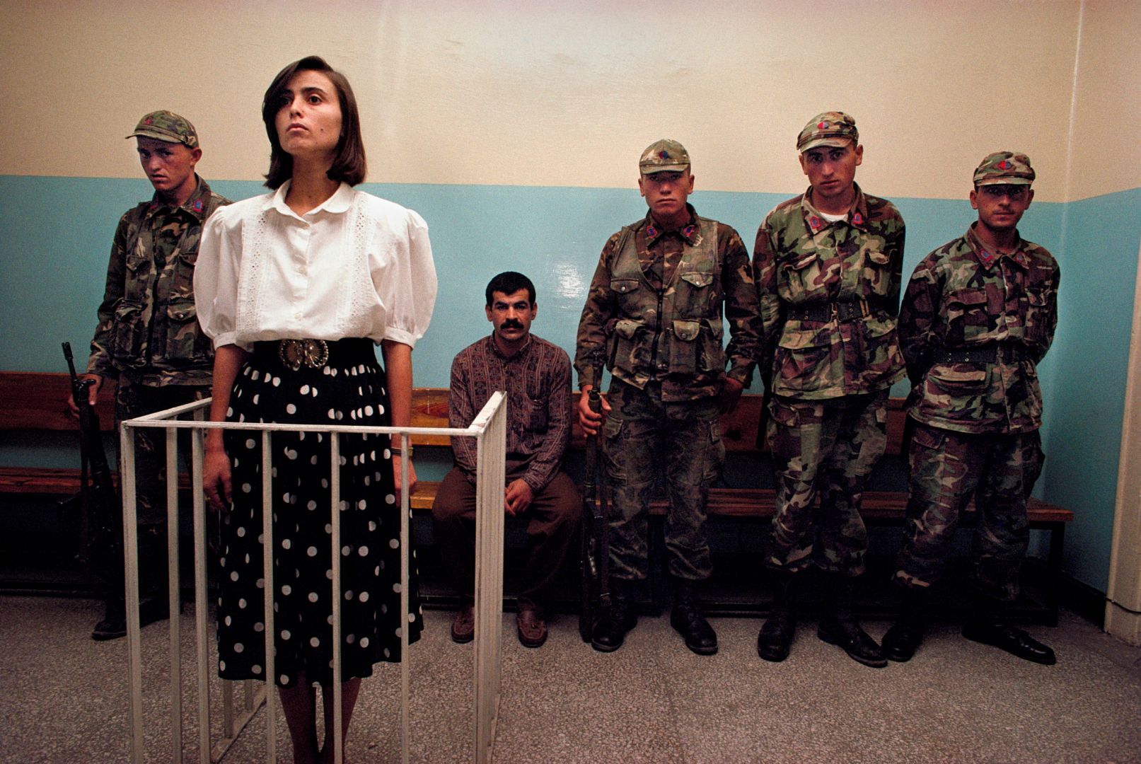 In a Turkish terrorist court in Diyarbakir, this Kurdish woman was sentenced to 13 years in prison, accused of belonging to the Kurdistan Workers Party, or PKK, which seeks to create an independent state in southeastern Turkey, 2006