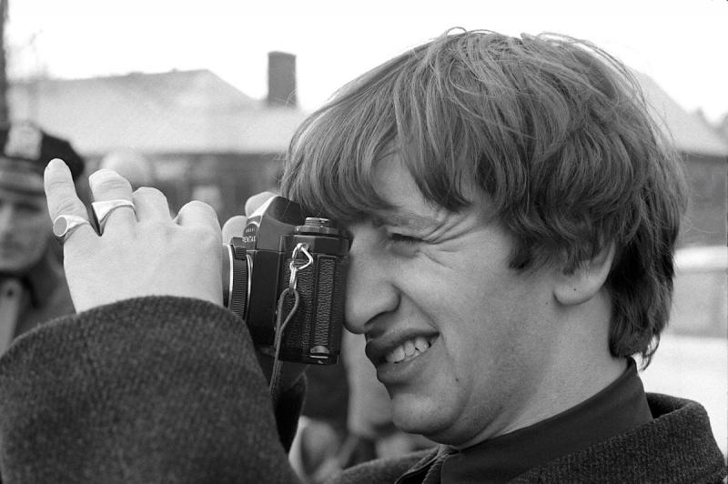 Ringo Starr with camera, New York, 1964<br/>Please contact Gallery for price