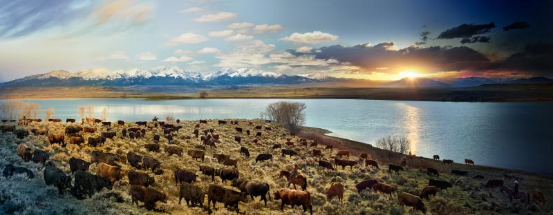   J Bar L Ranch, Montana, Day to Night, 2022<br/>Please contact Gallery for price