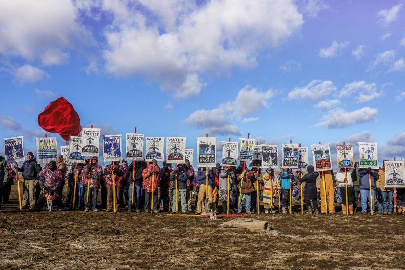 We Are Protectors, Standing Rock, North Dakota, 2016<br/>Please contact Gallery for price