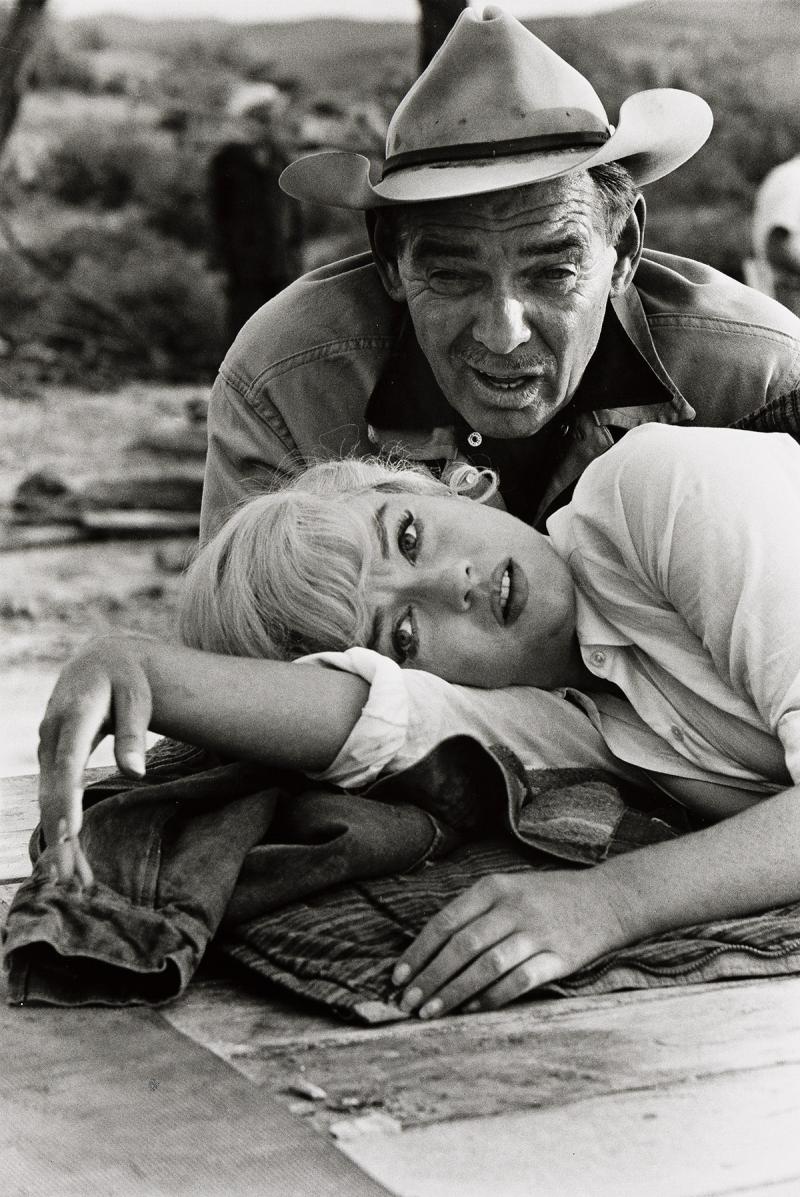 Ernst Haas Clark Gable and Marilyn Monroe on the set of The Misfits, Nevada. Please contact Gallery for price
