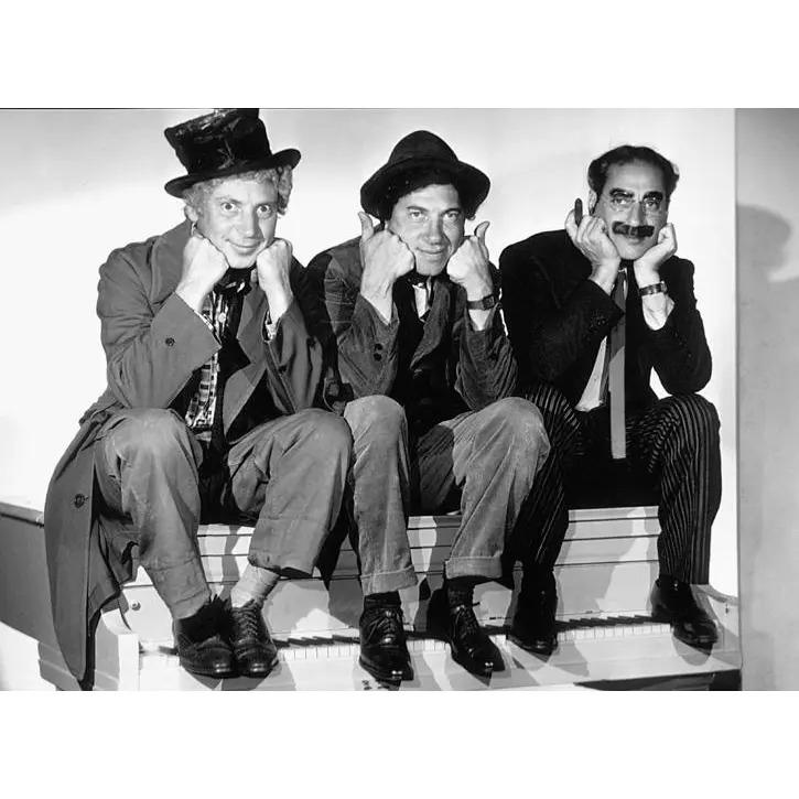  Hollywood Photographers Ted Allen: The Marx Brothers (Harpo, Chico and Groucho), cv. 1936 Please contact Gallery for price