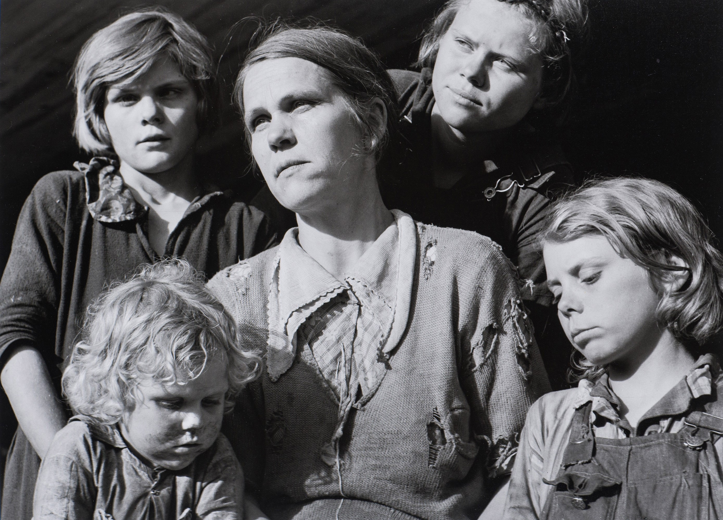 You Have Seen Their Faces: Mother Surrounded by Children, Dahlonega, Georgia, 1936