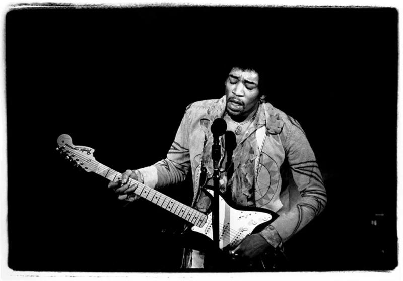 Photo: Jimi Hendrix at Fillmore East, December 31, 1969 Fuji Crystal Archive Print #2868