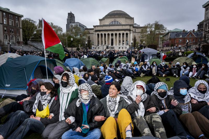 Photo: On April 18, 2024, Columbia President Minouche Shafik called in the NYPD to arrest campus protesters Archival Pigment Print #2869