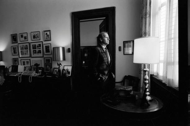 Portrait of Senator Joe Biden in his office shot in September of 1988. The Senator had just returned at this point to his duties having suffered an aneurysm which was life threatening