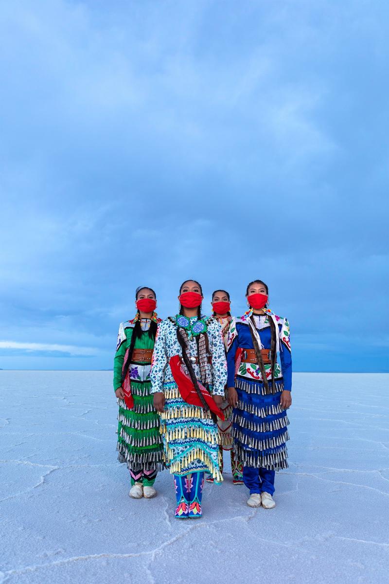 Remembrance, MMIW,  Bonneville Salt Flats, UT, Goshute and Timpanogos, 2020<br/>Please contact Gallery for price