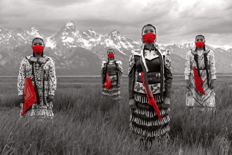 Photo: MMIW: Standing In Unity, Tetons National Park, 2021   Archival Pigment Print #2901