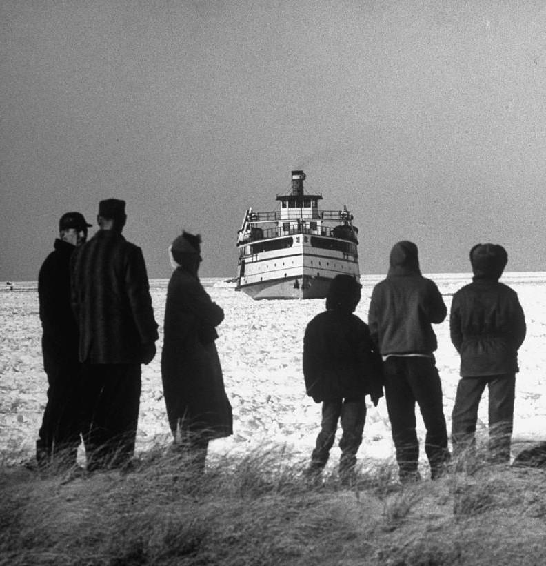 Alfred Eisenstaedt Nantucket ferry held up in ice drift, 1959 Please contact Gallery for price