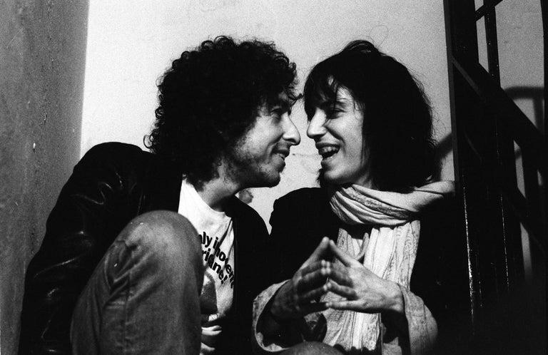 Photo: Bob Dylan and Patti Smith, Greenwich Village, NY, 1975  #2921