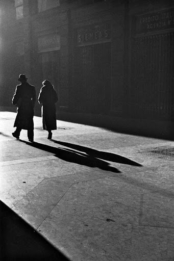 Winter Morning Stroll in the Gallerias, Milan, Italy, 1934