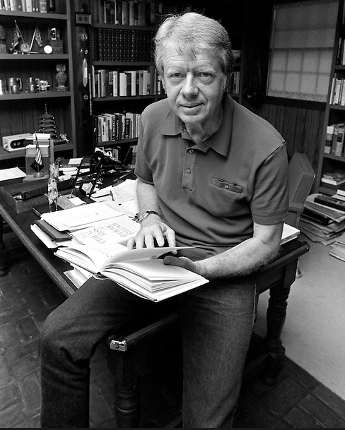 Jimmy Carter in his home Study, Plains, Georgia 1976<br/>Please contact Gallery for price