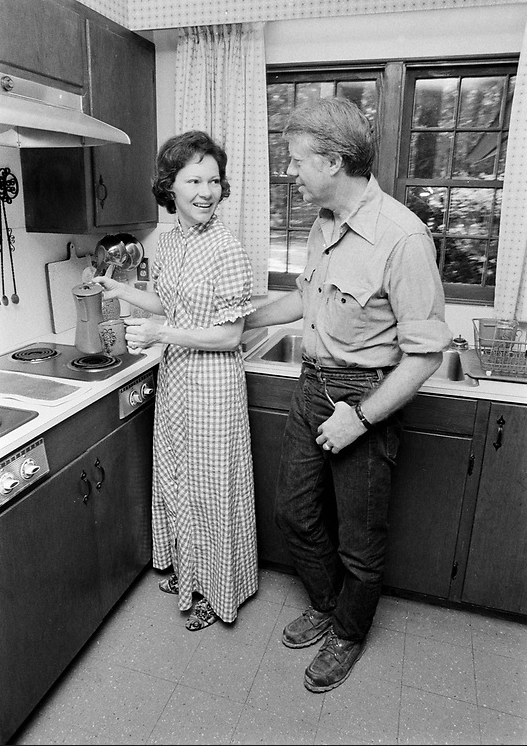 Jimmy and Rosalynn Carter at home, Plains, Georgia, 1976<br/>Please contact Gallery for price