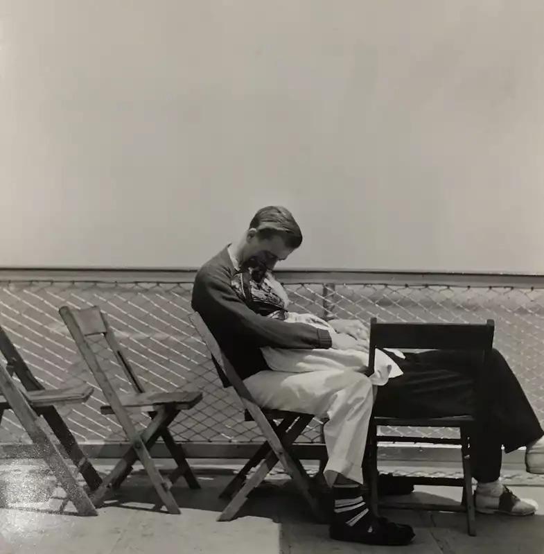 Photo:  Ernst Haas, Couple, Staten Island Ferry, 1951 Gelatin Silver print #2939