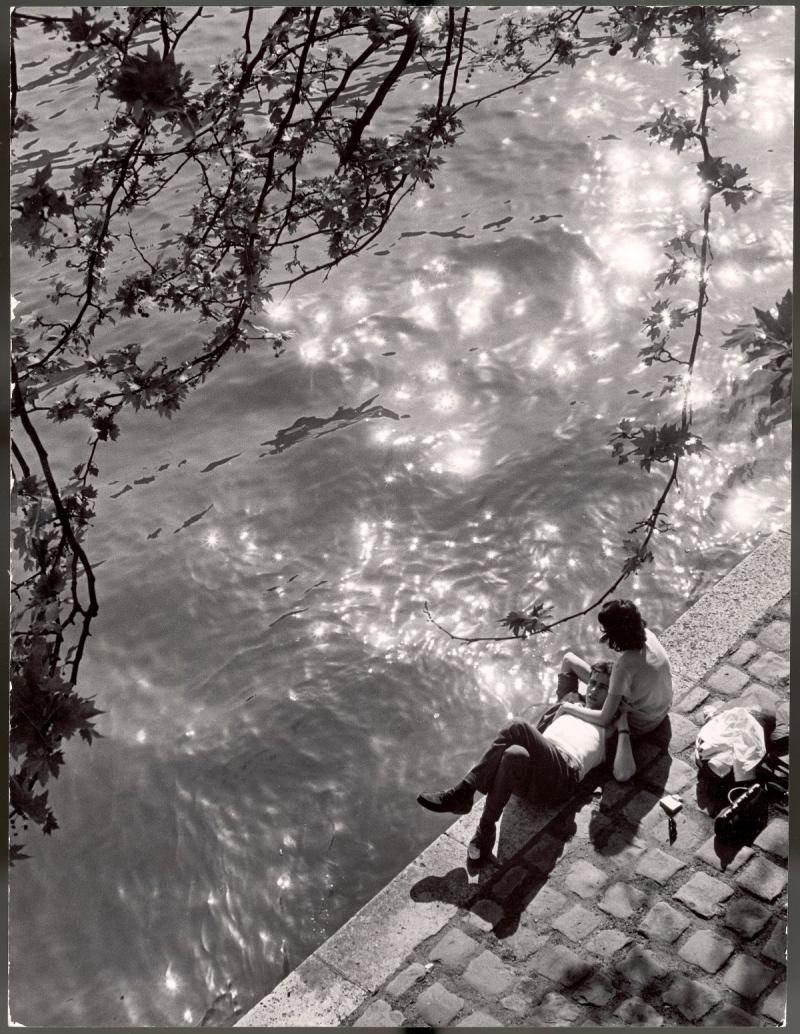 Photo: Siesta on the Right Bank of the River Seine, Paris, 1964 Gelatin Silver print #2942