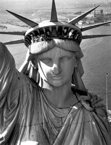 Statue of Liberty, New York Harbor, 1952