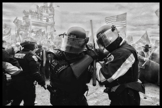 Pro Trump supporters break into the US Capitol to protest the certification of Vice-President  Joe Biden as the next United States President. Washington, DC January 6, 2021