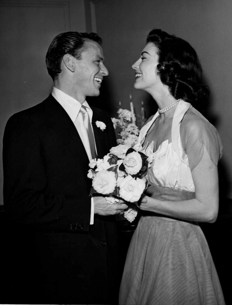 Ava Gardner and Frank Sinatra wedding party, November 7, 1951<br/>Please contact Gallery for price