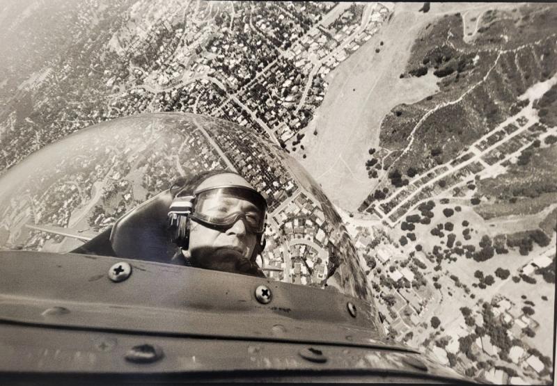 Photo: Gene Hackman over Los Angeles, 1975 Gelatin Silver print #2987