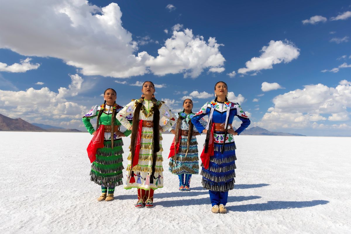 Togetherness, Sisters, Bonneville Salt Flats, Utah, Goshute and Timpanogos, 2023