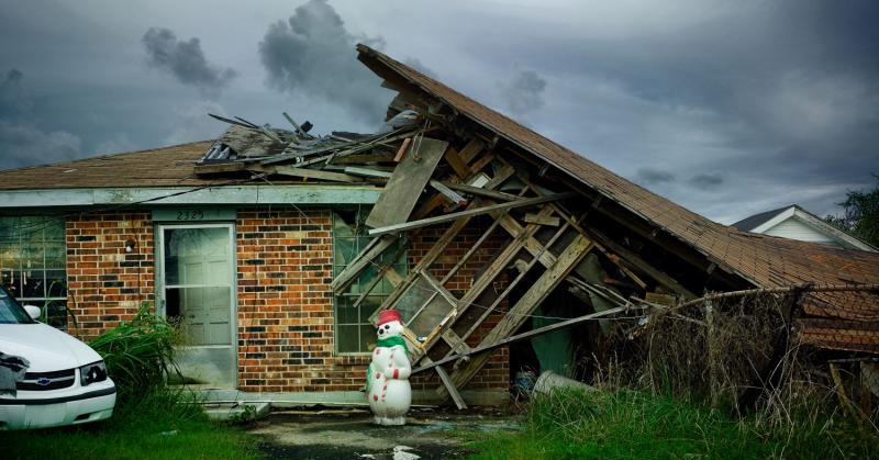 Stephen Wilkes Hurricane Katrina: Snowman<br/>Please contact Gallery for price