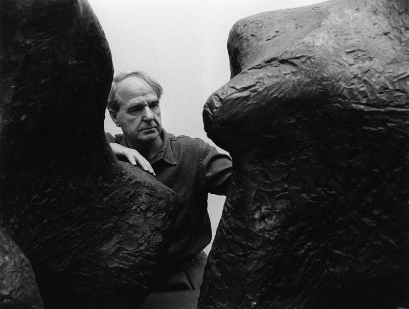 Photo: Sculptor Henry Moore in Much Hadham, England, circa 1950 Gelatin Silver print #3047