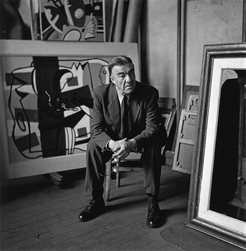 Photo: Fernand Leger in Paris 1948 Gelatin Silver print #3048