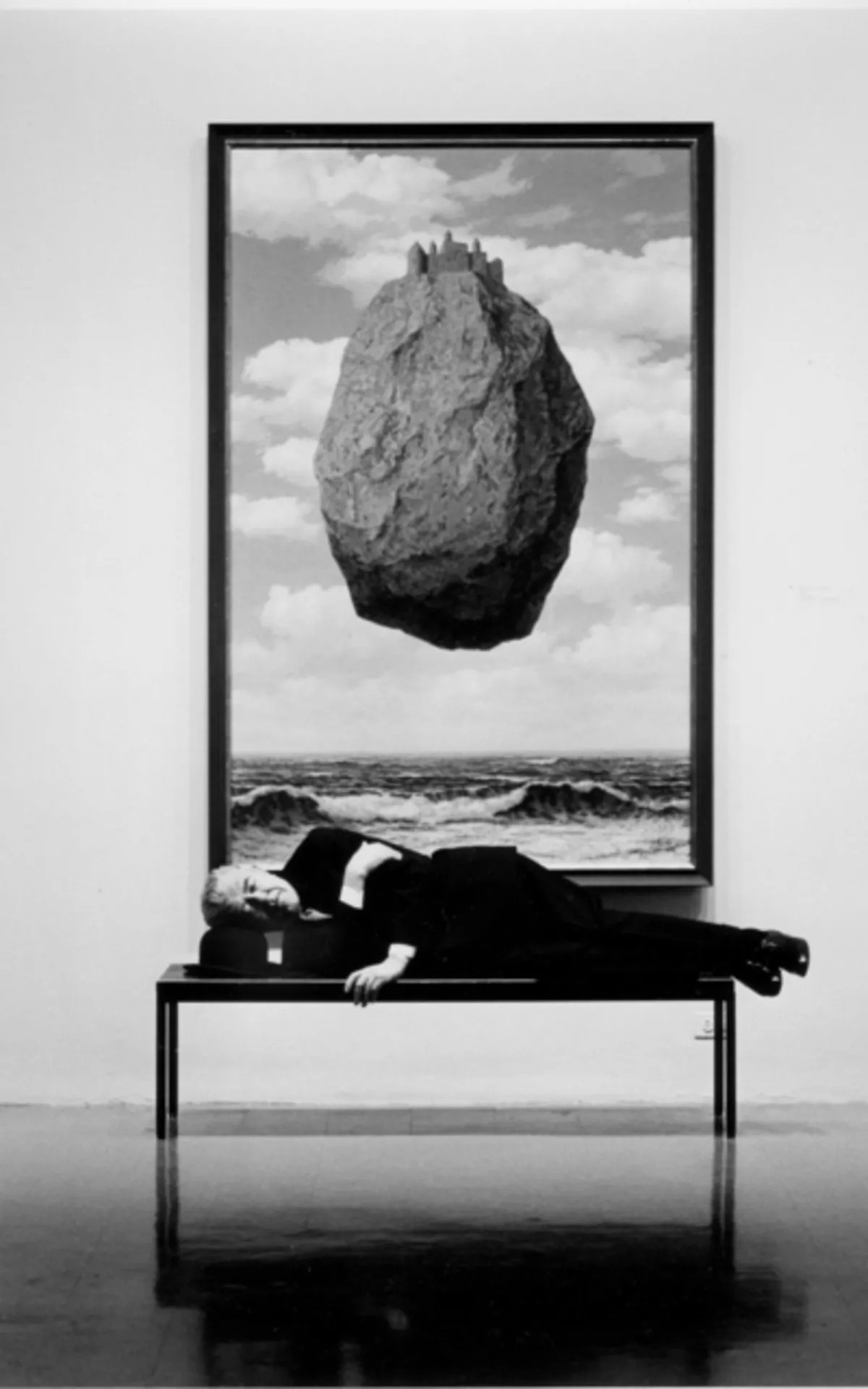 Rene Magritte at MOMA., 1965