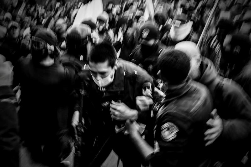 Photo: Rioters assaulted police officers trying to protect the Capitol on January 6, 2021 Archival Pigment Print #3079