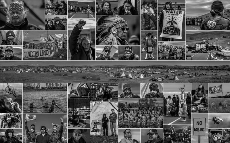 Eugene Tapahe Never Forget, Standing for Unity, Standing Rock Movement, Oceti Sakowin Camp, North Dakota, 2016 Please contact Gallery for price