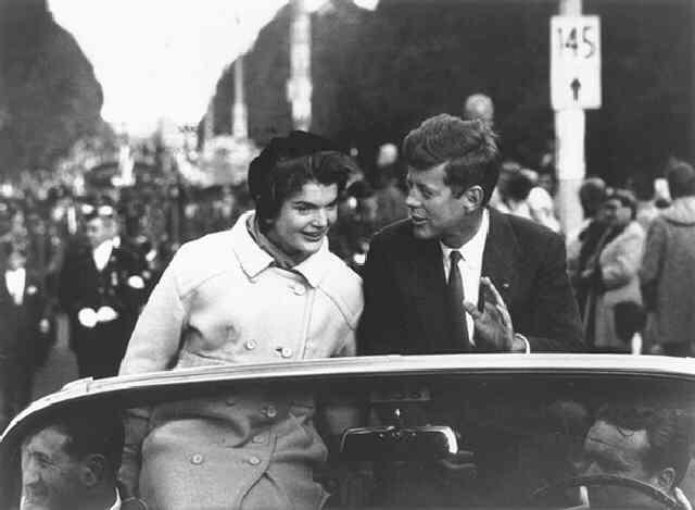 Senator John F. Kennedy Campaigning with his Wife in Boston (Time, Inc.)<br/>