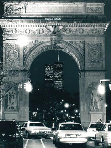 World Trade Center and Washington Square Arch, New York, 1998<br/>