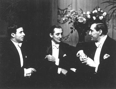 Nathan Milstein, Vladimir Horowitz, Gregor Piatigorsky, Berlin, Germany 1931  Time Inc<br/>