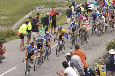 Lance Armstrong, the Alps, Tour de France, July, 2005