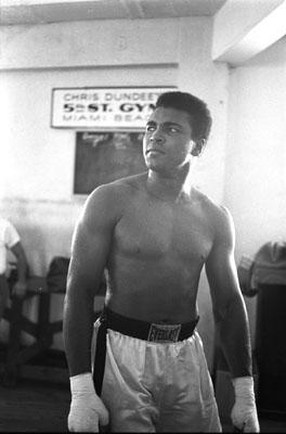 Muhammad Ali training, Fifth Street Gym, Miami, 1970 Gelatin Silver print