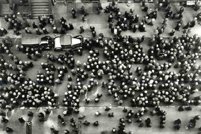 Hats in the Garment District, New York, 1930 Gelatin Silver print