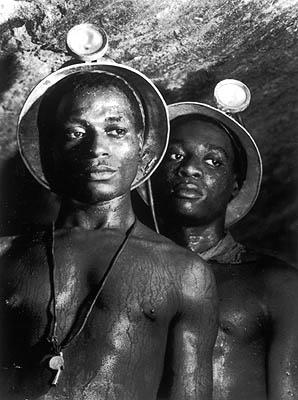 Photo: Gold Miners, Johannesburg, 1950 Gelatin Silver print #656
