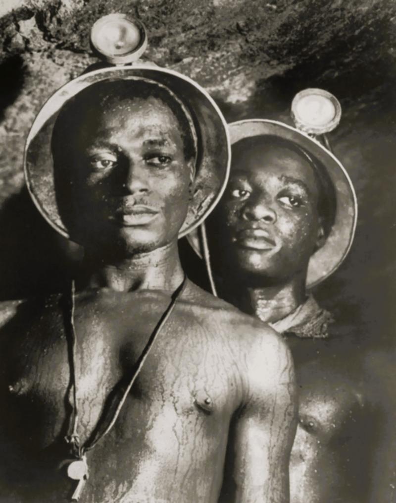 Margaret Bourke-White Gold Miners, Johannesburg, 1950 Please contact Gallery for price