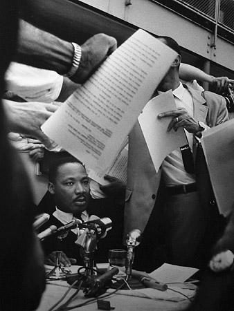 Martin Luther King, Jr., Birmingham, 1963 Gelatin Silver print
