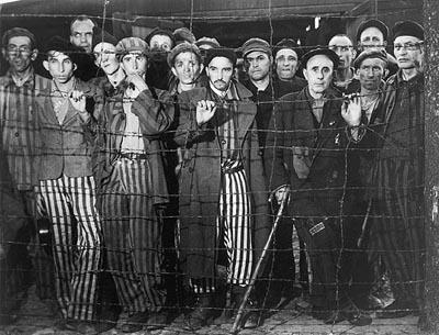 Buchenwald Prisoners, 1945 (Time Inc.) Gelatin Silver print