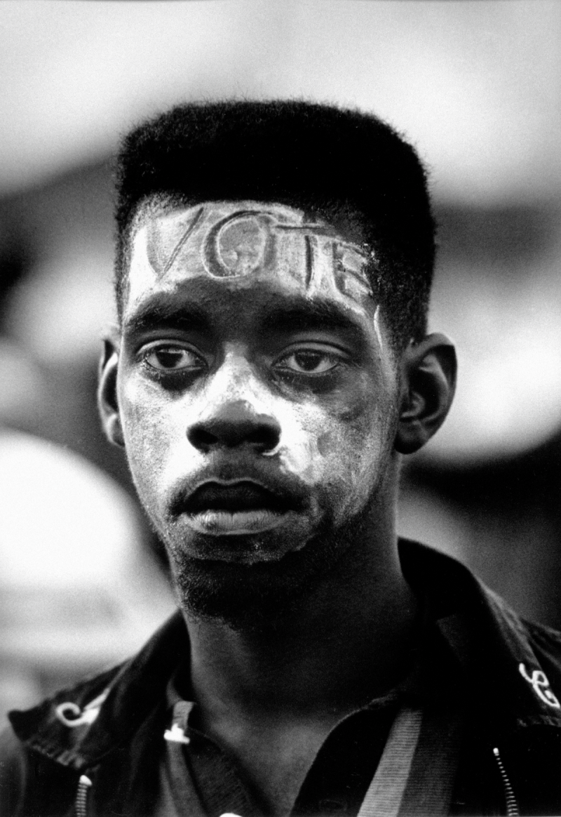 Steve Schapiro "Vote", Selma March,1965 Please contact Gallery for price